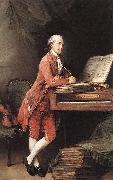 Thomas Gainsborough Portrait of Johann Christian Fischer Sweden oil painting artist